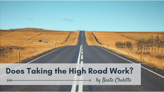 handling problems does taking the high road work
